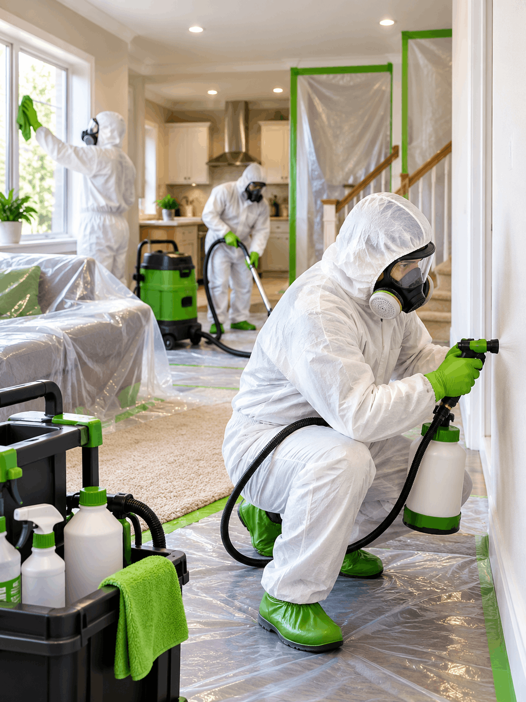 House Meth Cleaning Process
